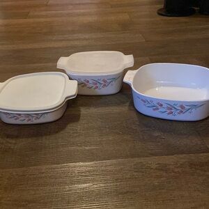 Vintage Corning ware  Rosemarie casserole dish